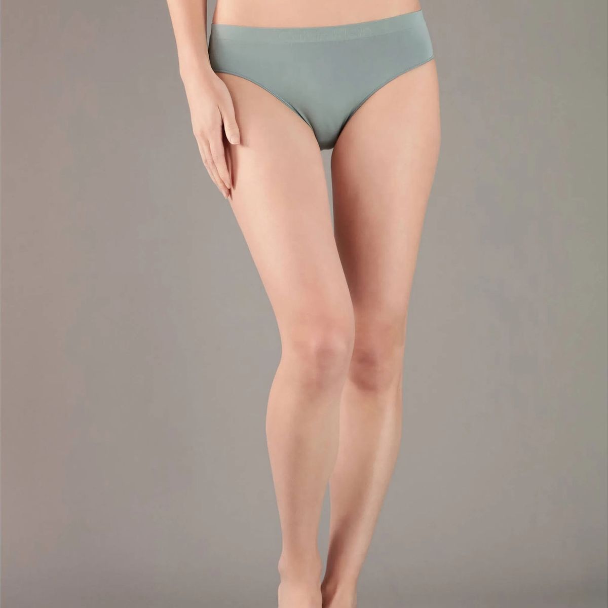 CALVIN KLEIN - Calzón Bikini Bonded Flex Verde Calvin Klein
