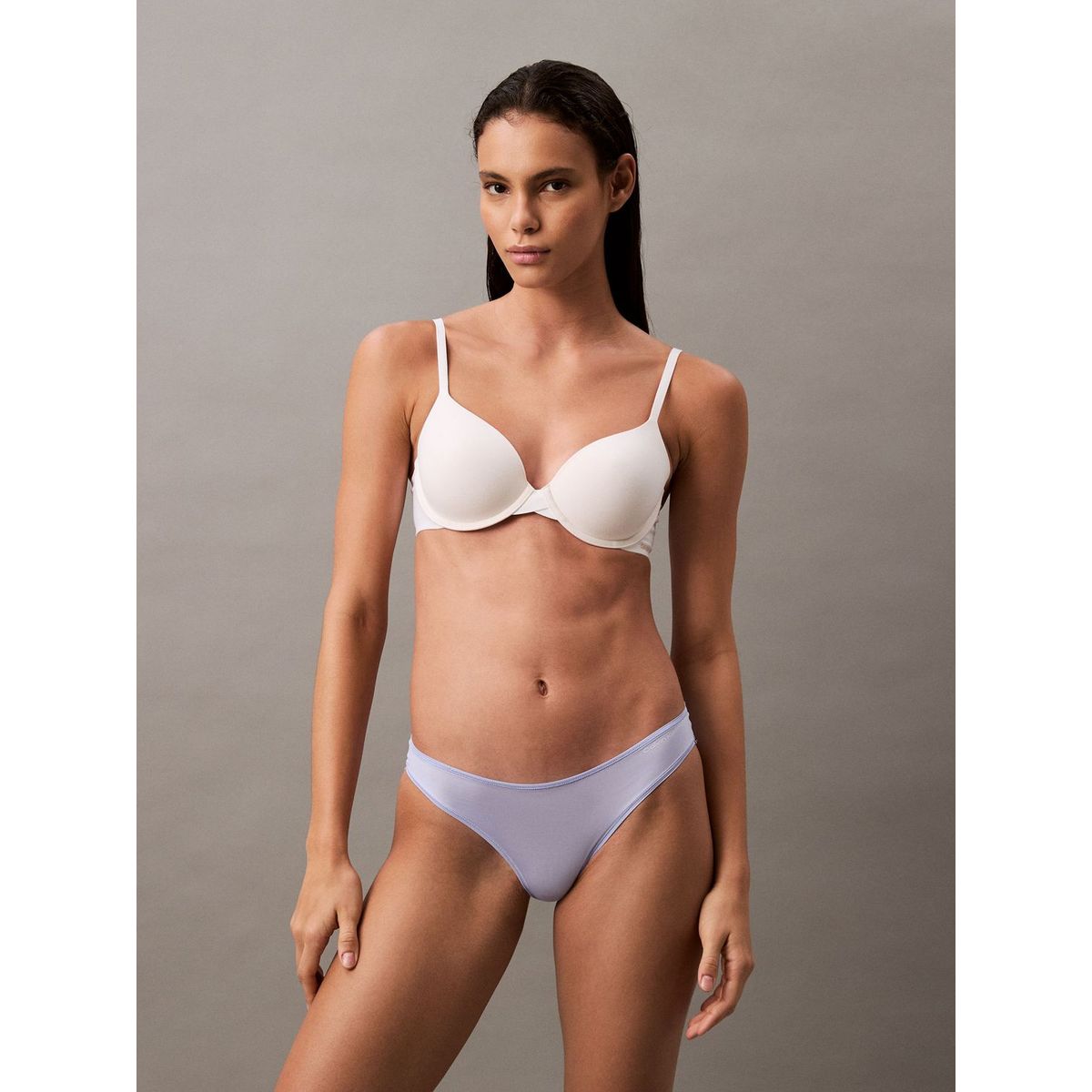 CALVIN KLEIN - Calzón Bikini Ideal Stretch Micro Celeste Calvin Klein