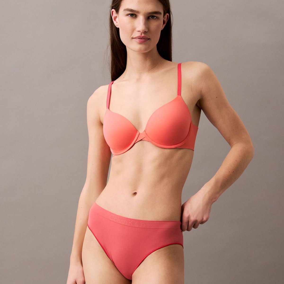CALVIN KLEIN - Calzón Bikini Bonded Flex Coral Calvin Klein