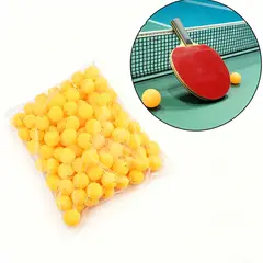 GENERICO - Pack 100 Pelotas De Tenis De Mesa, Tamaño Estándar 40mm, naranja