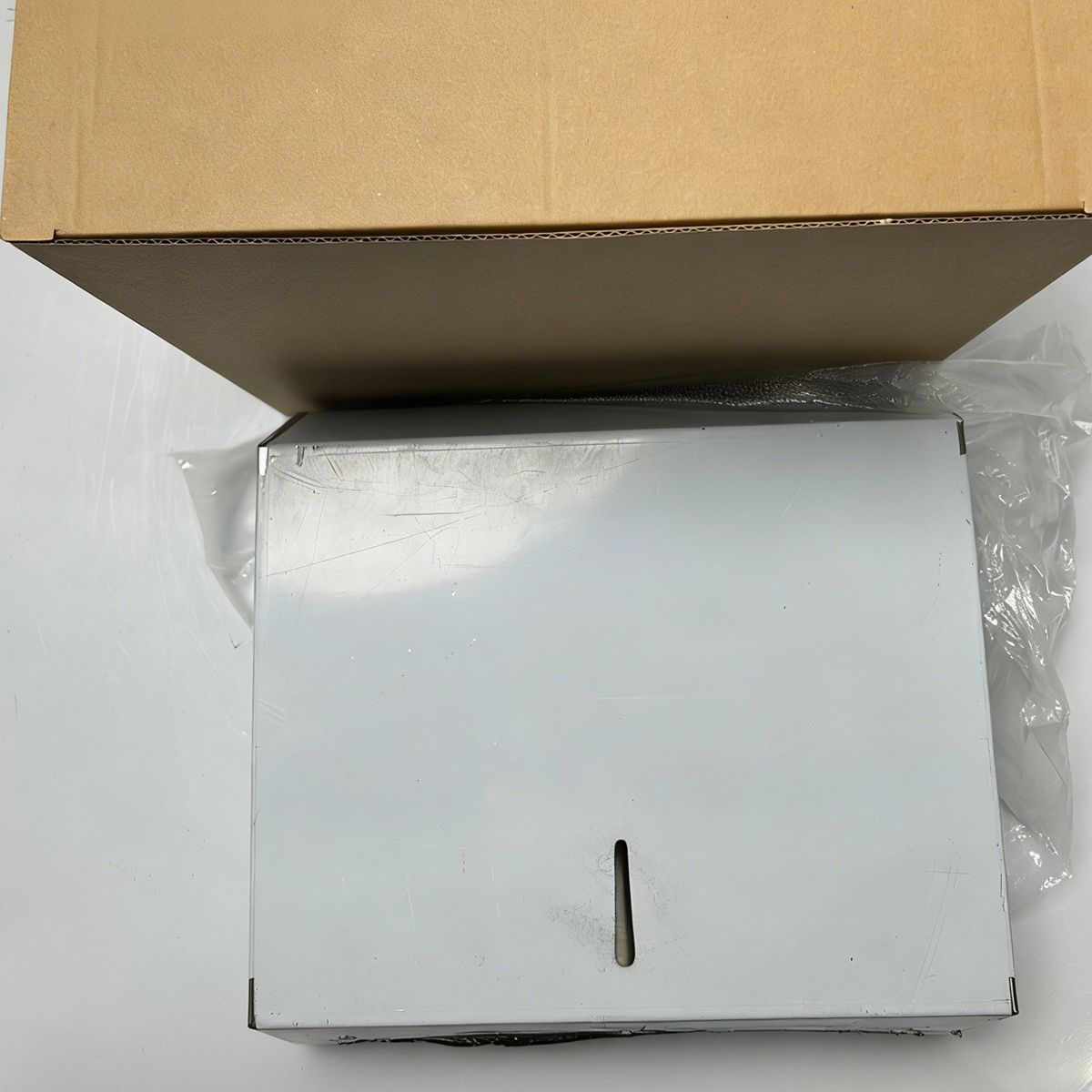 MOONCORE - Dispensador De Papel Interfoliado Acero Inoxidable, Sistema antirrobo