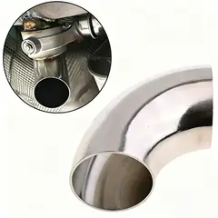 MOONCORE - Codo 3 90° Para Escape Automotriz Acero Inoxidable
