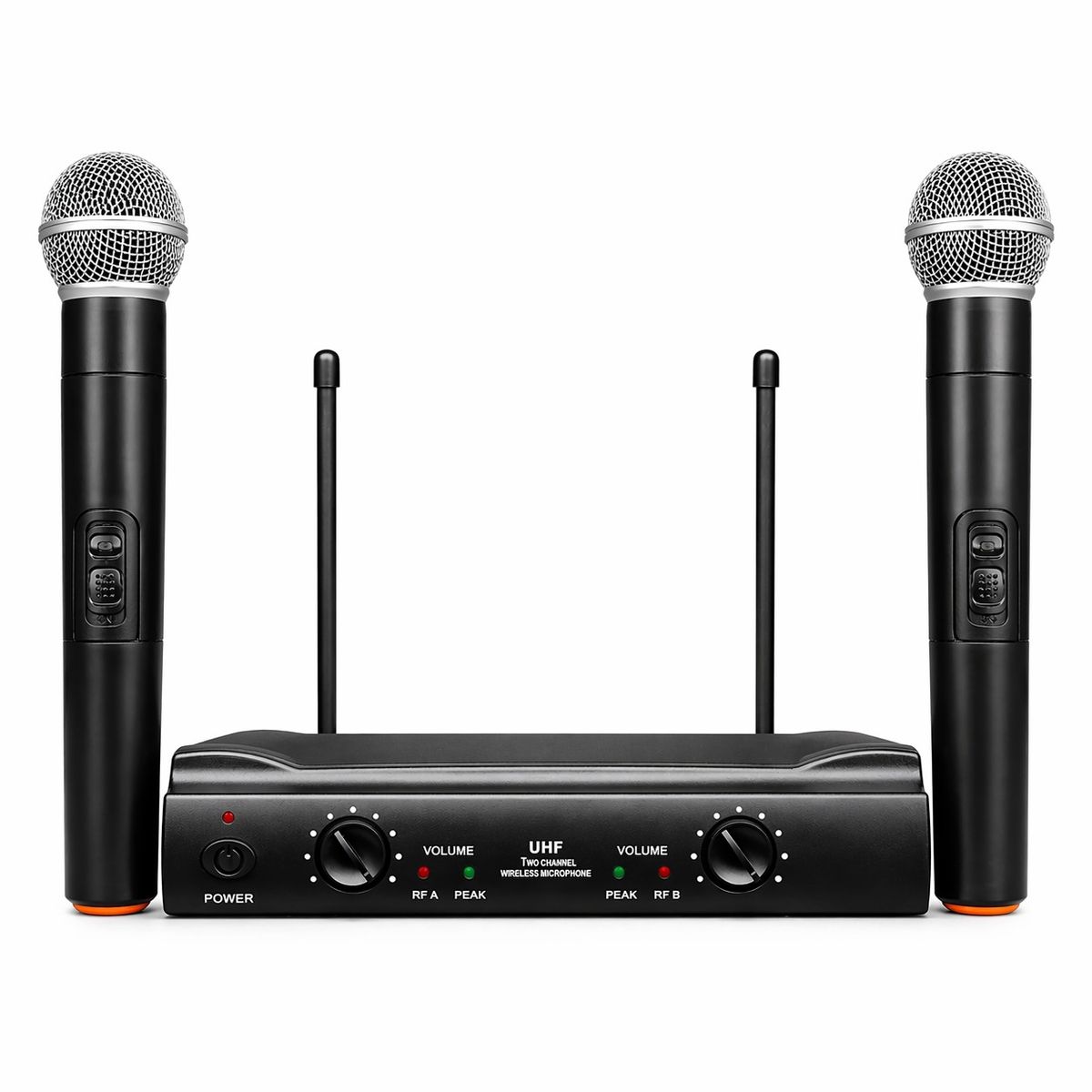 PHILCO - Kit de Micrófonos Inalámbricos UHF Profesionales WU-828 HD