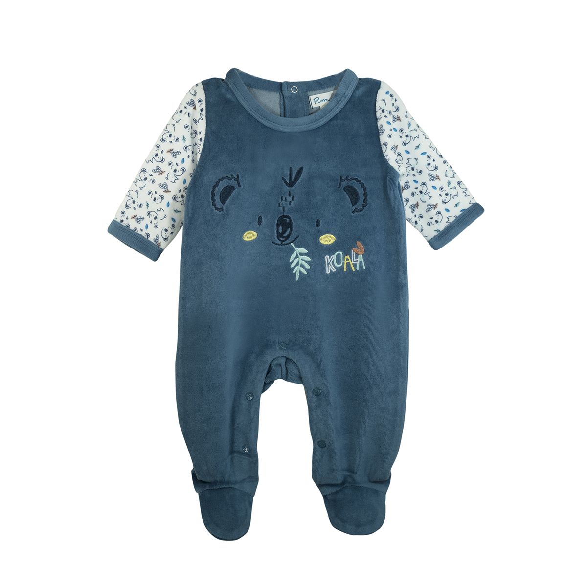PUMUCKI - Enterito Plush Bebé Niño Bordado Koala