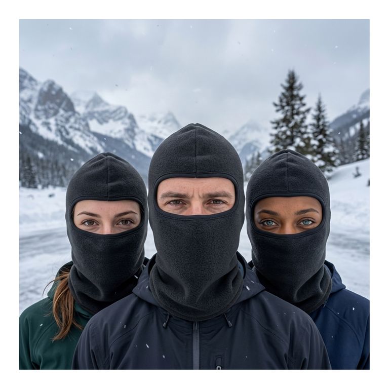 Pack 3 Balaclavas Termicas De Invierno Moto, Ciclismo, Esqui Negro TALLA UNICA