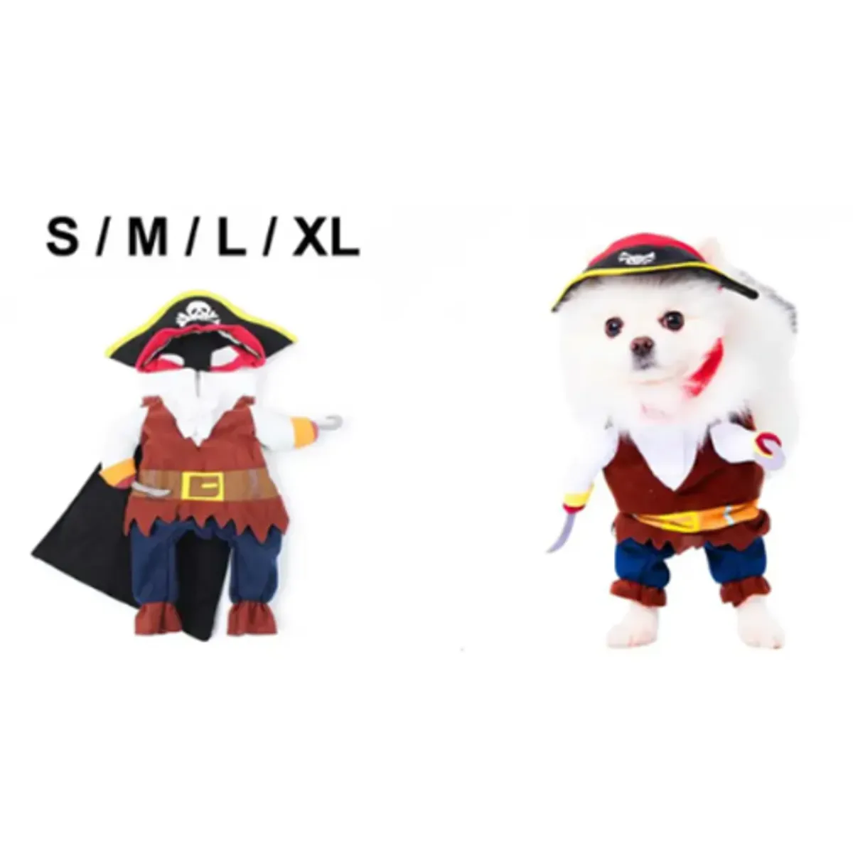 GENERICO - Disfraz de Fantasía para Mascotas - TALLA M