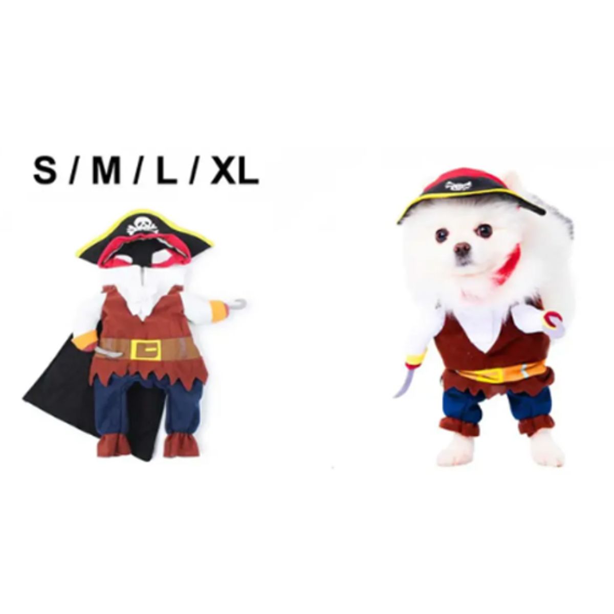 GENERICO - Disfraz de Fantasía para Mascotas - TALLA M