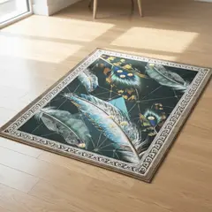 GENERICO - Alfombra De Piso Antideslizante 150x200 cm Geometrico