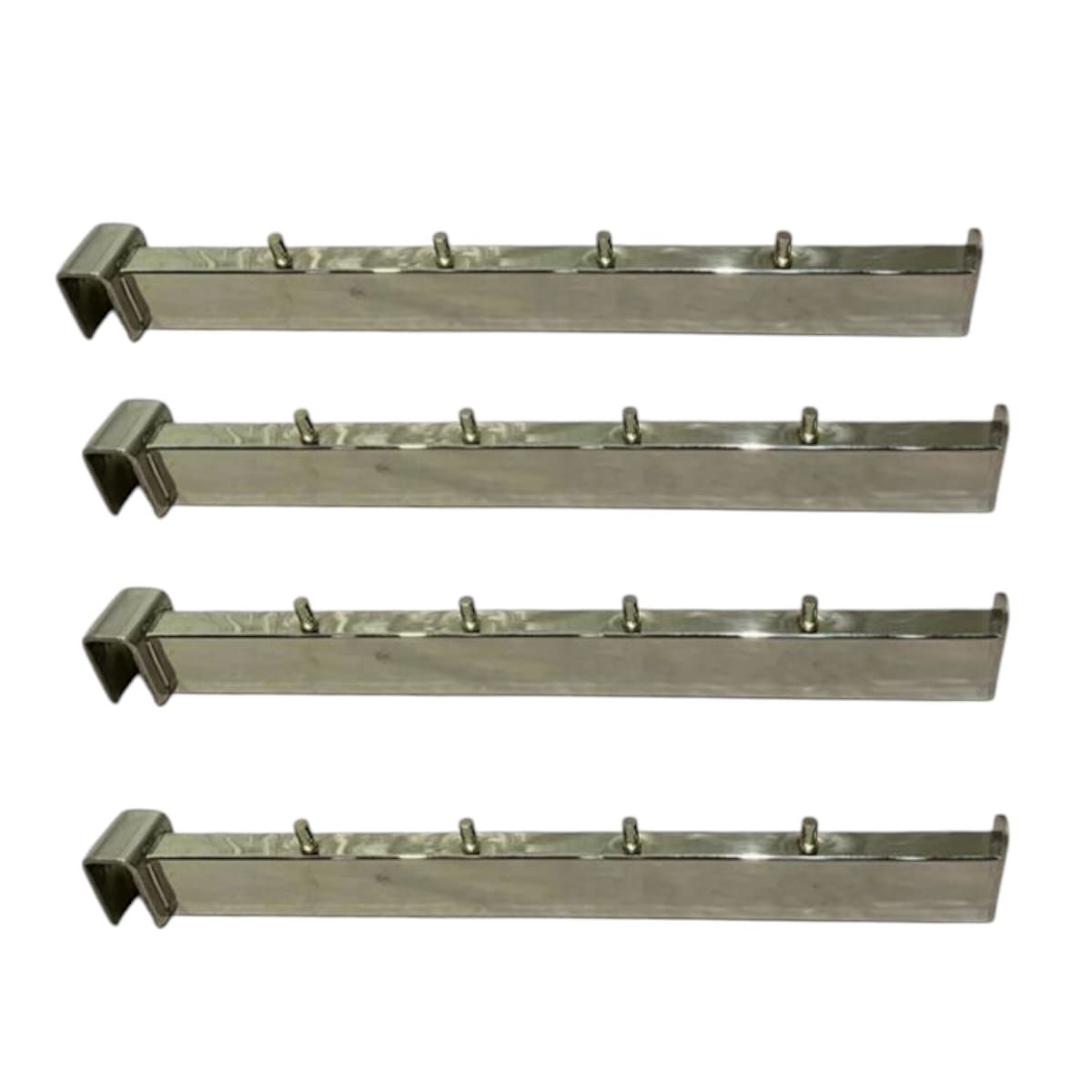 GENERICO - Set 4 Soporte para Perchero TZ062  Metal 30cm