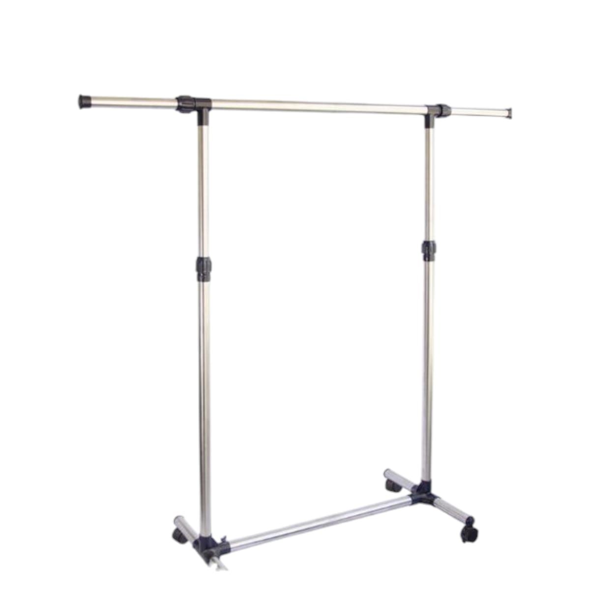 GENERICO - Perchero Extensible de Acero Inoxidable con Ruedas