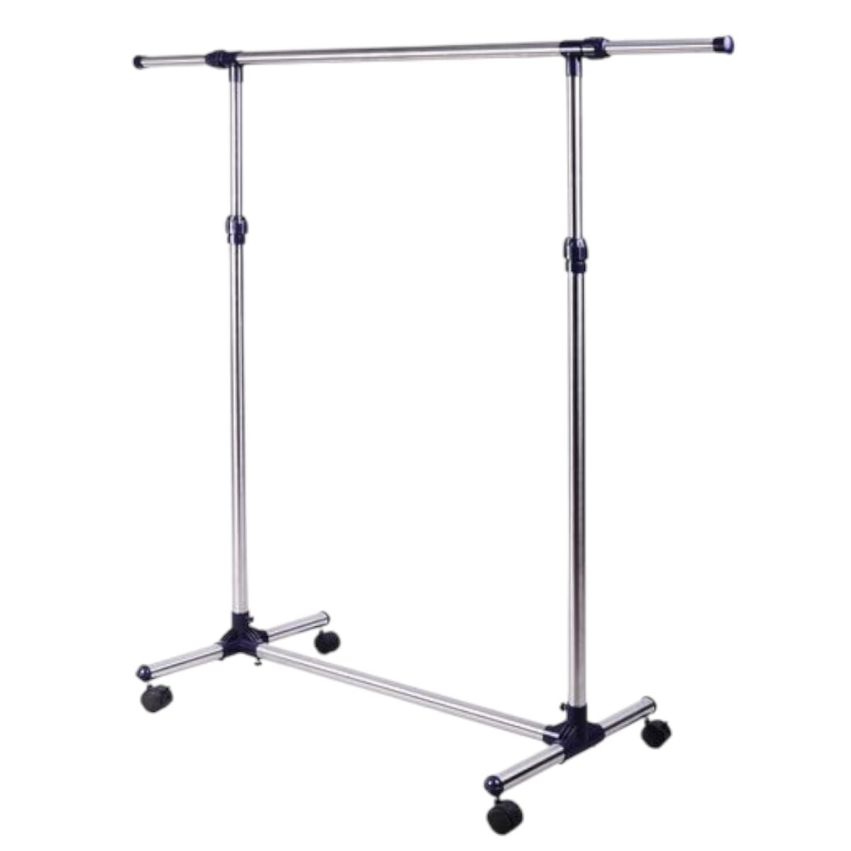 GENERICO - Perchero Extensible de Acero Inoxidable con Ruedas