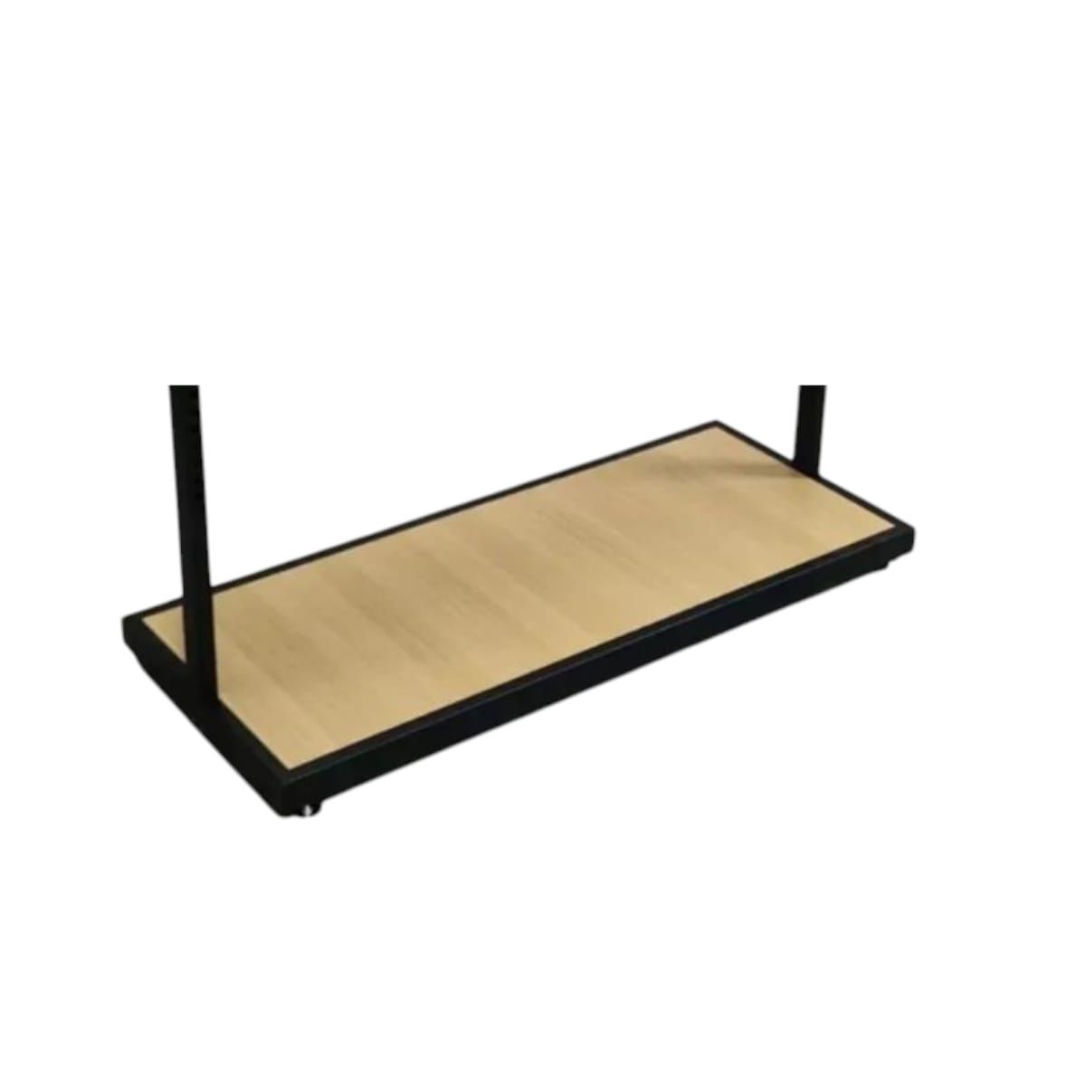 GENERICO - Perchero Metal/Madera 2 Niveles Negro TZ512