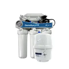 OSMOSYSTEMS - Purificador de Agua por Osmosis Inversa 5 etapas con bomba