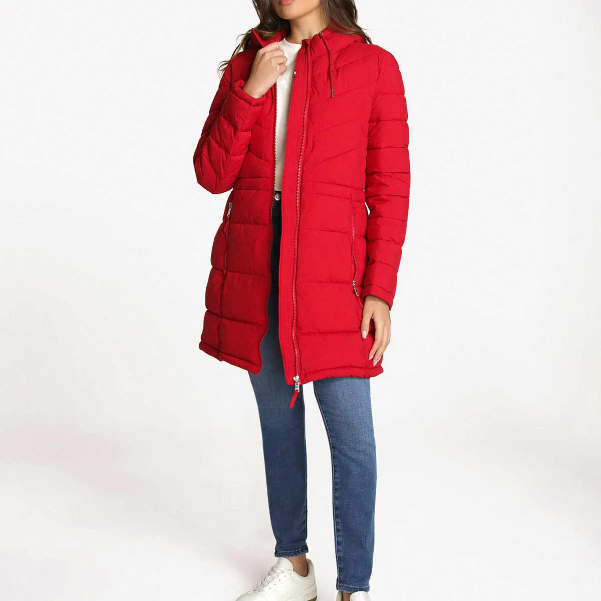 TOMMY HILFIGER - Parka Packable Acolchada Rojo Tommy Hilfiger