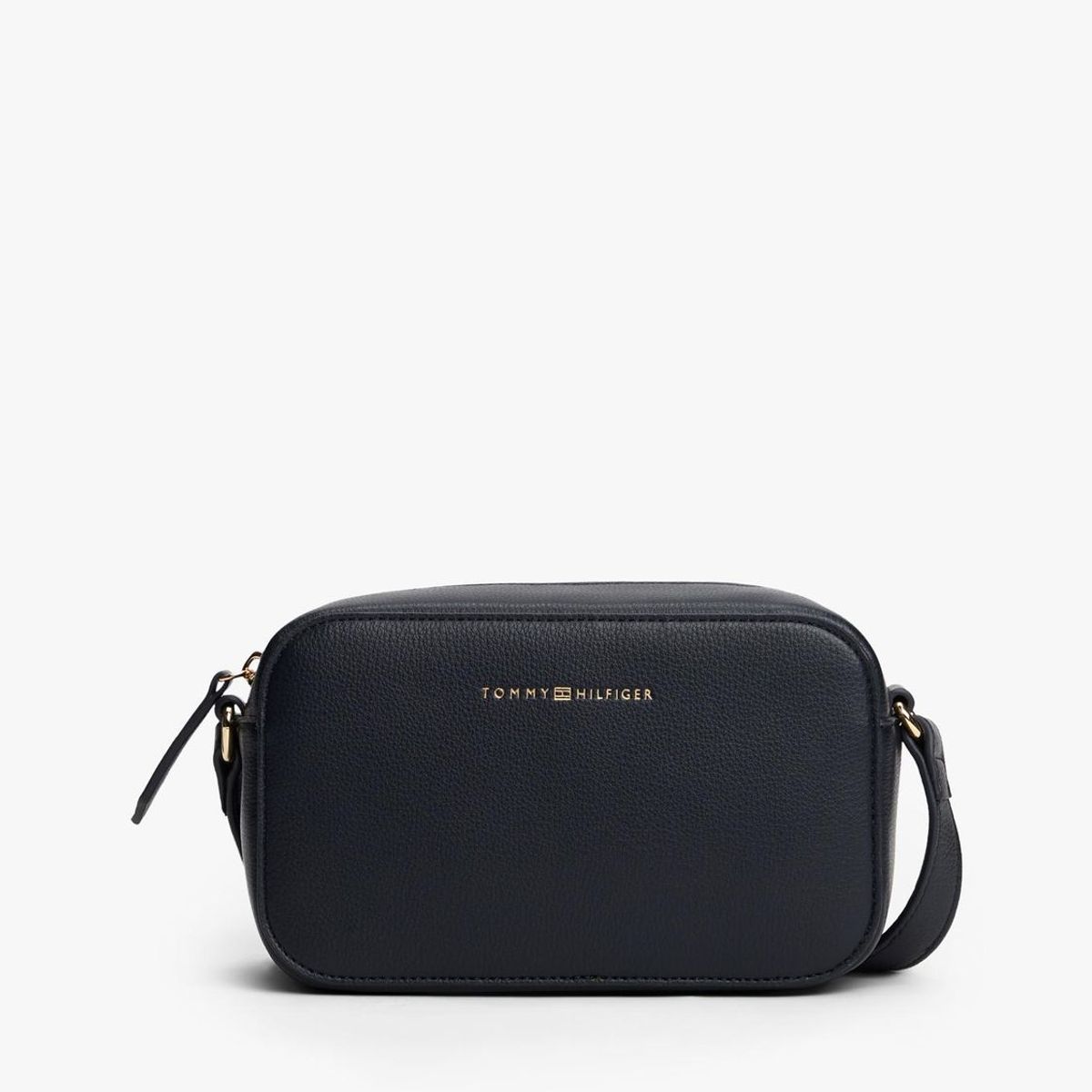 TOMMY HILFIGER - Cartera Bandolera Con Logo Metalizado Azul Tommy Hilfiger