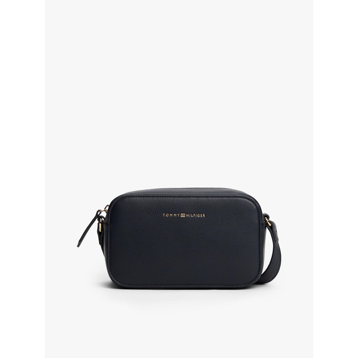 TOMMY HILFIGER - Cartera Bandolera Con Logo Metalizado Azul Tommy Hilfiger