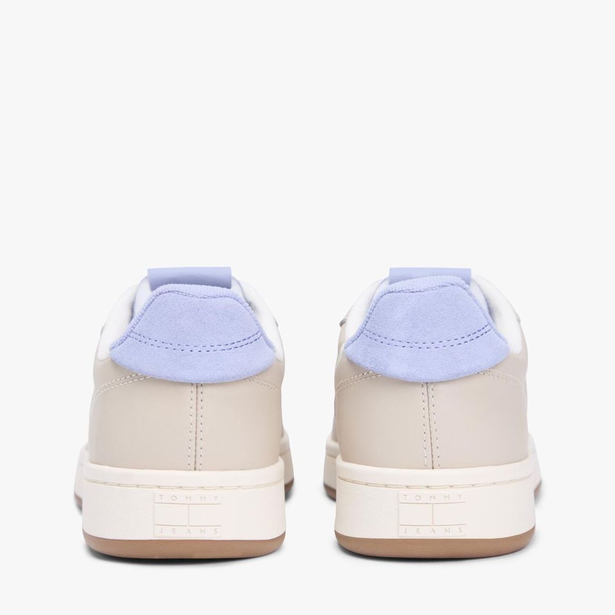 TOMMY HILFIGER - Zapatillas Archive De Cuero Beige Tommy Jeans