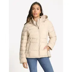 TOMMY HILFIGER - Parka Acolchada Solid Beige