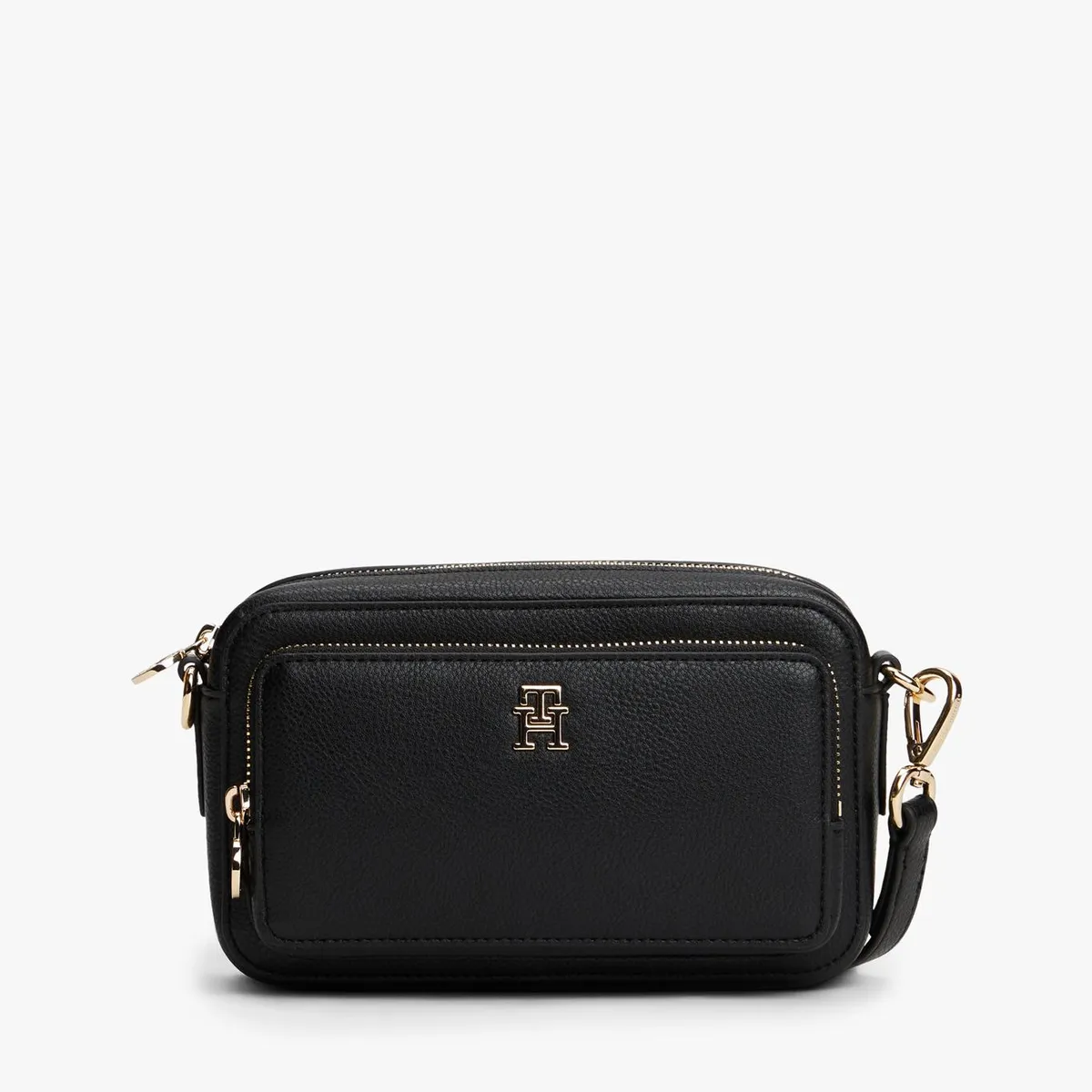 TOMMY HILFIGER - Cartera Bandolera Hilfiger Icon Negro Tommy Hilfiger