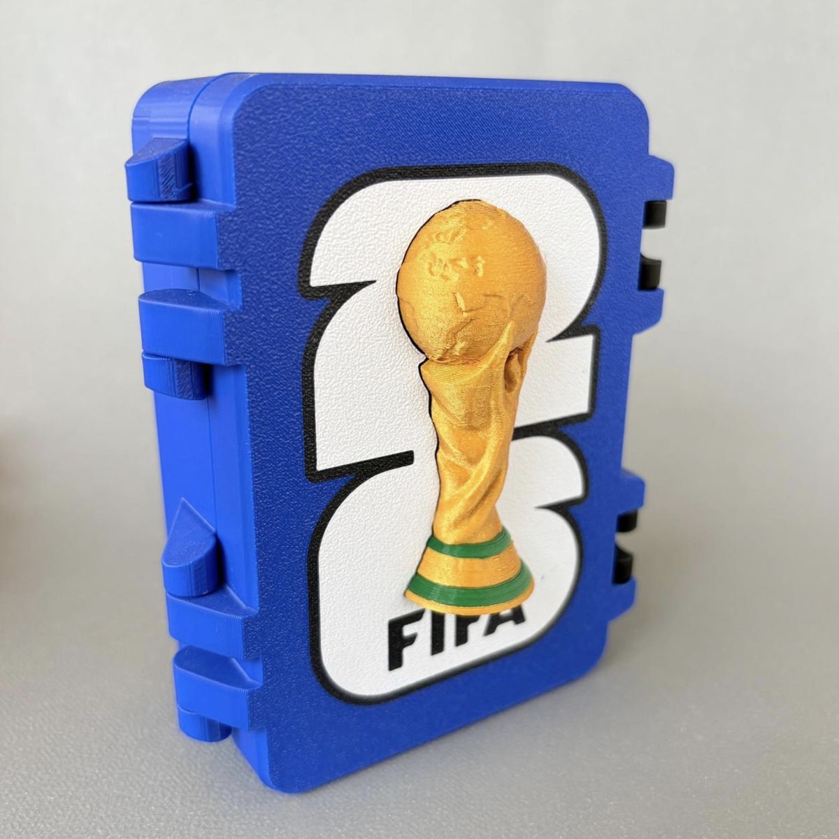 GENERICO - Caja porta laminas figuritas album mundial fifa 2026 - Azul