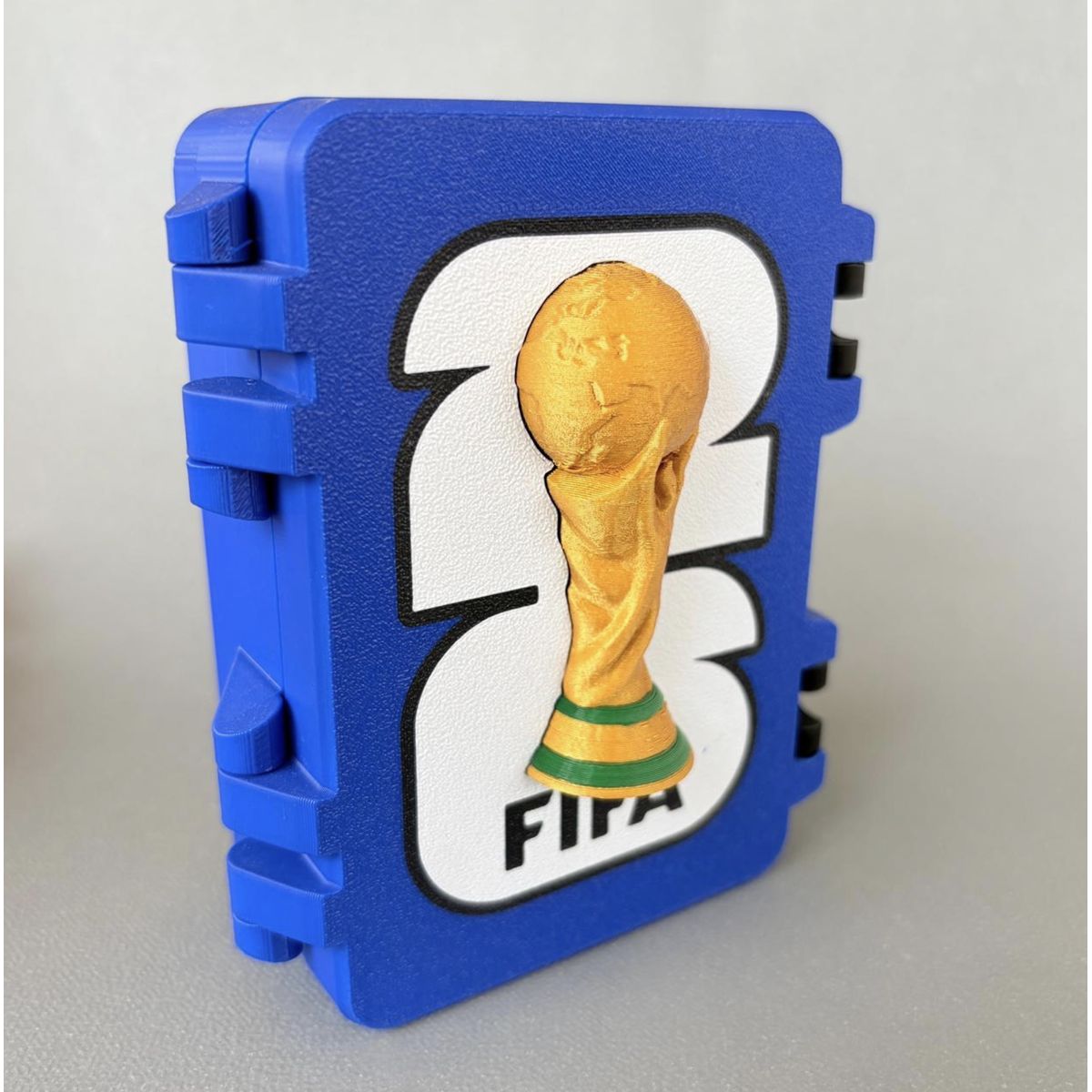 GENERICO - Caja porta laminas figuritas album mundial fifa 2026 - Azul