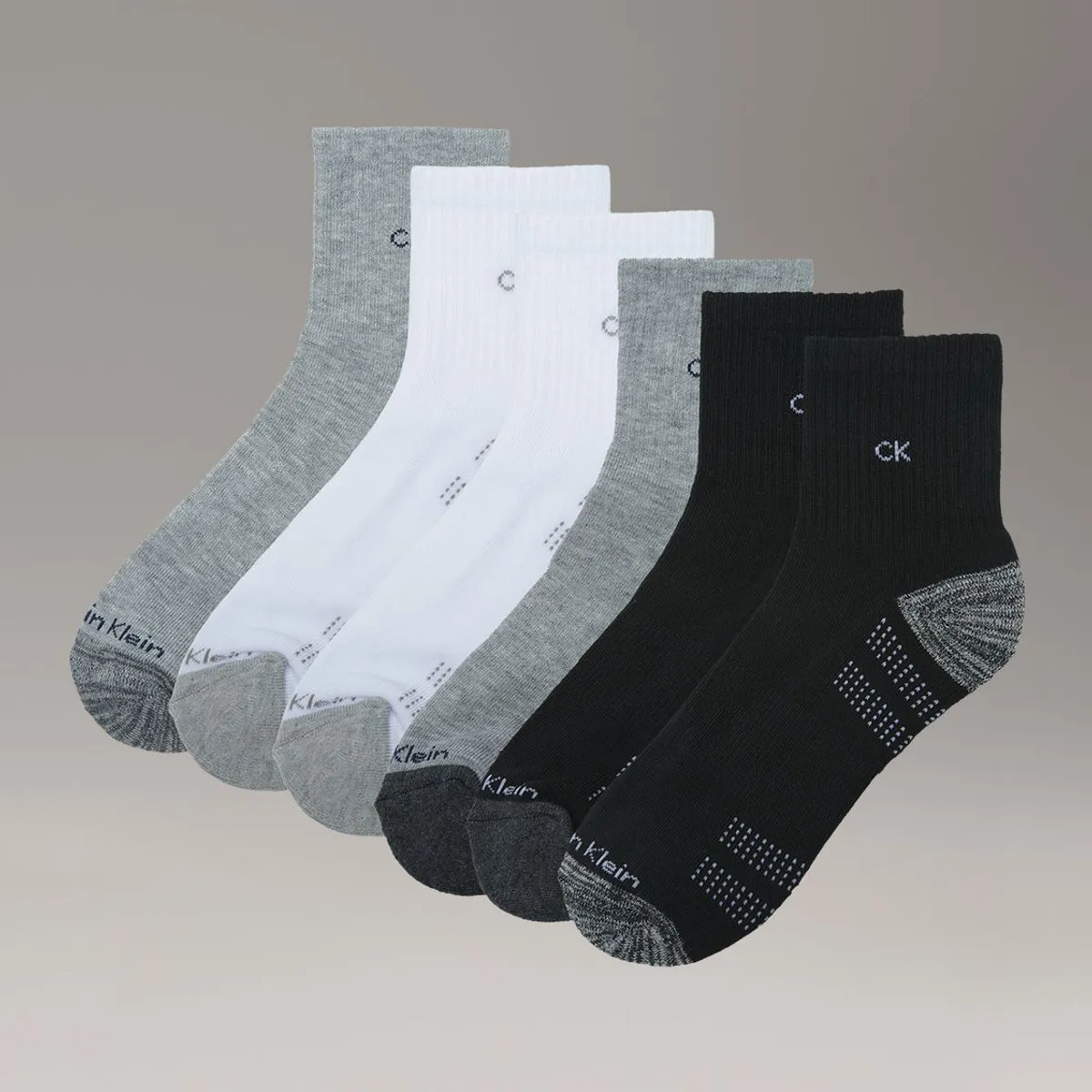 CALVIN KLEIN - Pack de 6 Calcetines Cushion High Quarter
