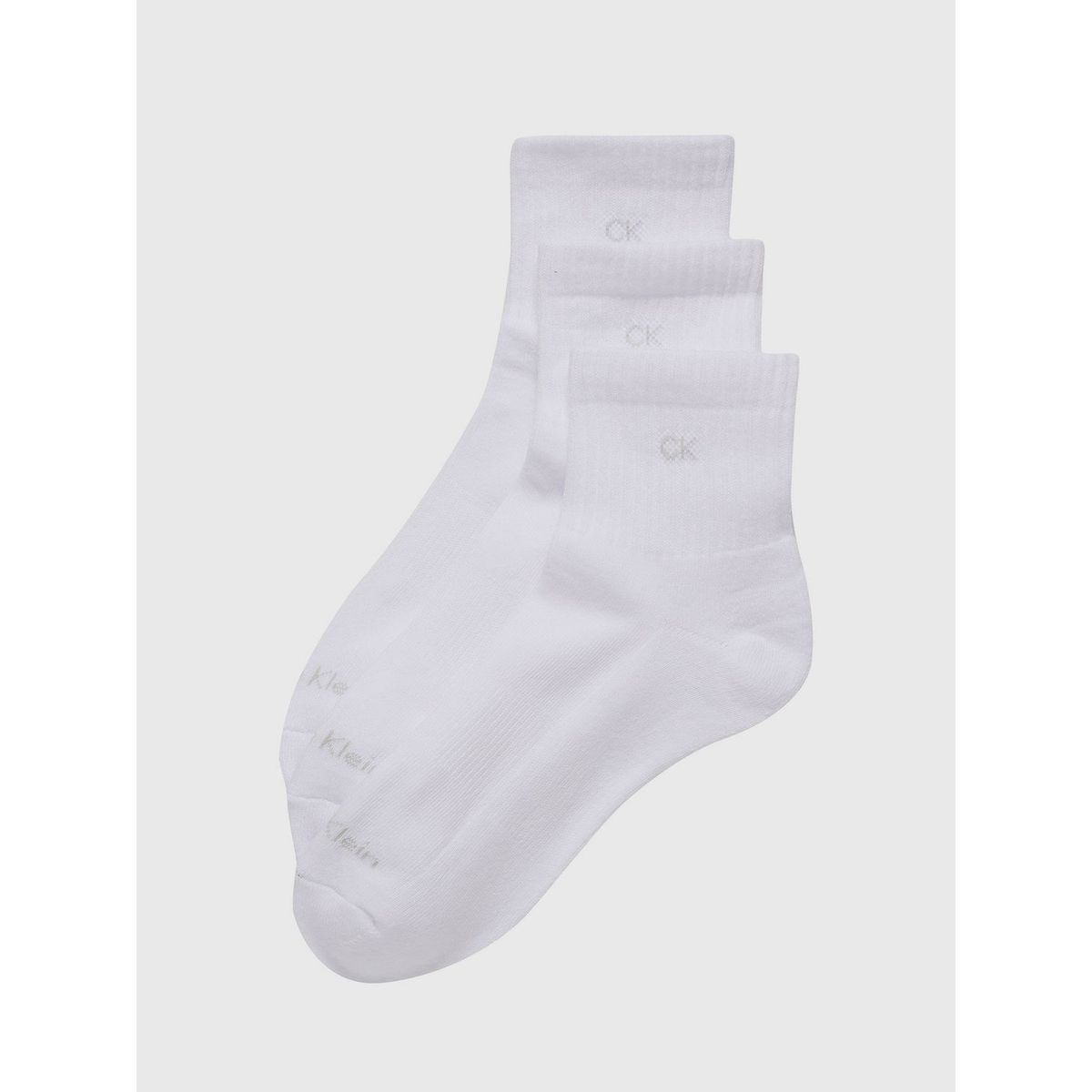 CALVIN KLEIN - Pack de 3 Calcetines Cushion Calvin Klein Blanco