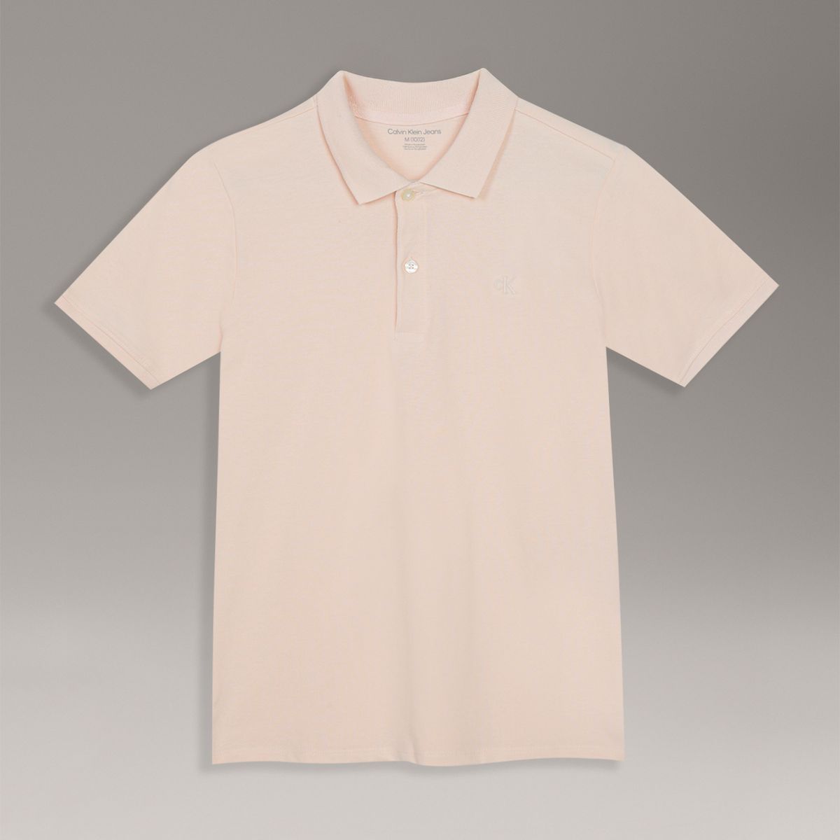 CALVIN KLEIN - Polo Niño CK Solid Calvin Klein Damasco