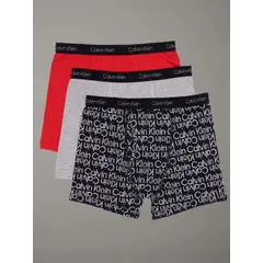CALVIN KLEIN - Pack 3 Boxérs Brief de Niño Cotton Stretch