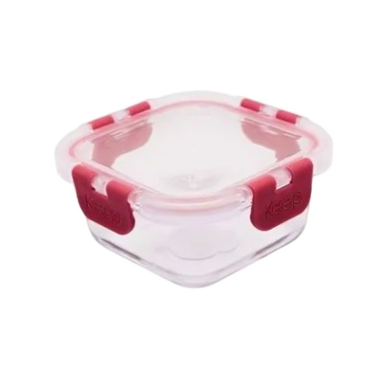 KEEP - HERMETICO CUADRADO 520ML GLASS KEEP