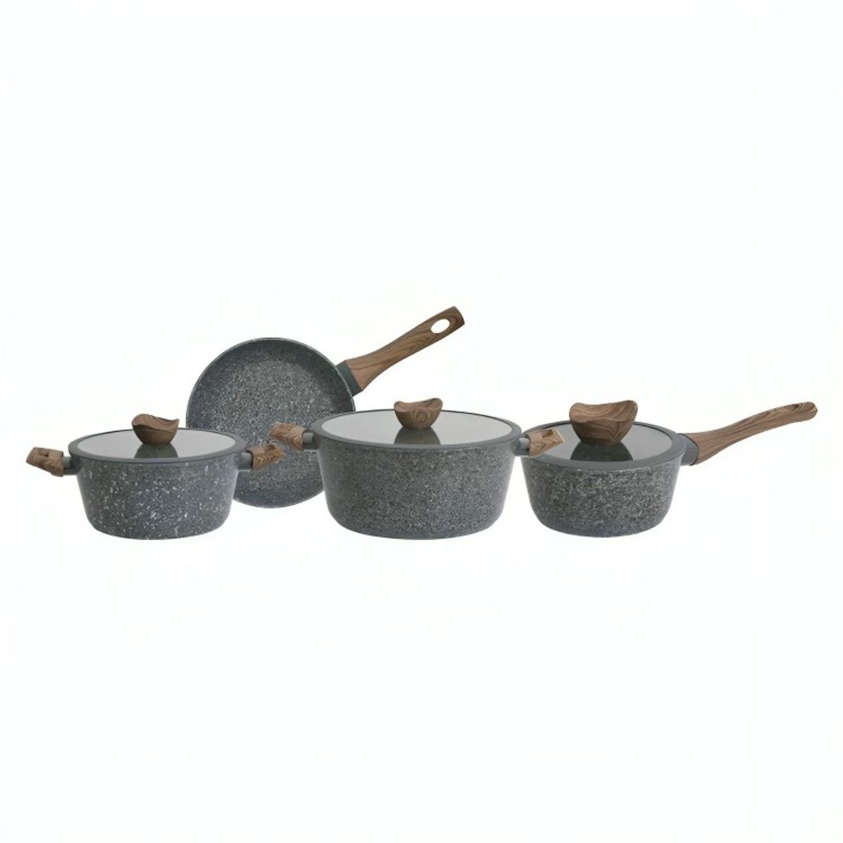 KEEP - Batería De Cocina Antiadherente 7 Piezas Rokka Keep