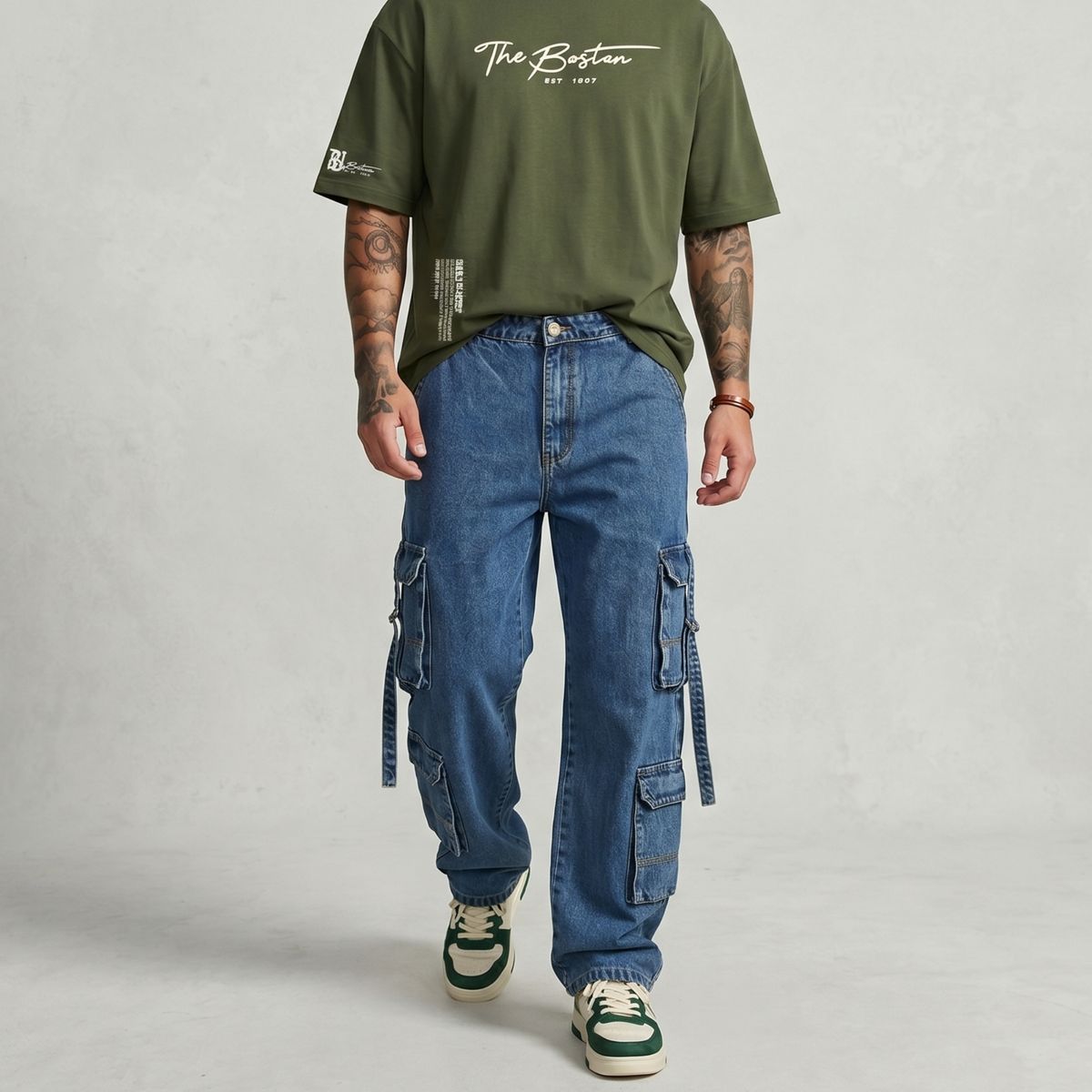 D'JOE - Jeans Pantalón Multicargo Louis