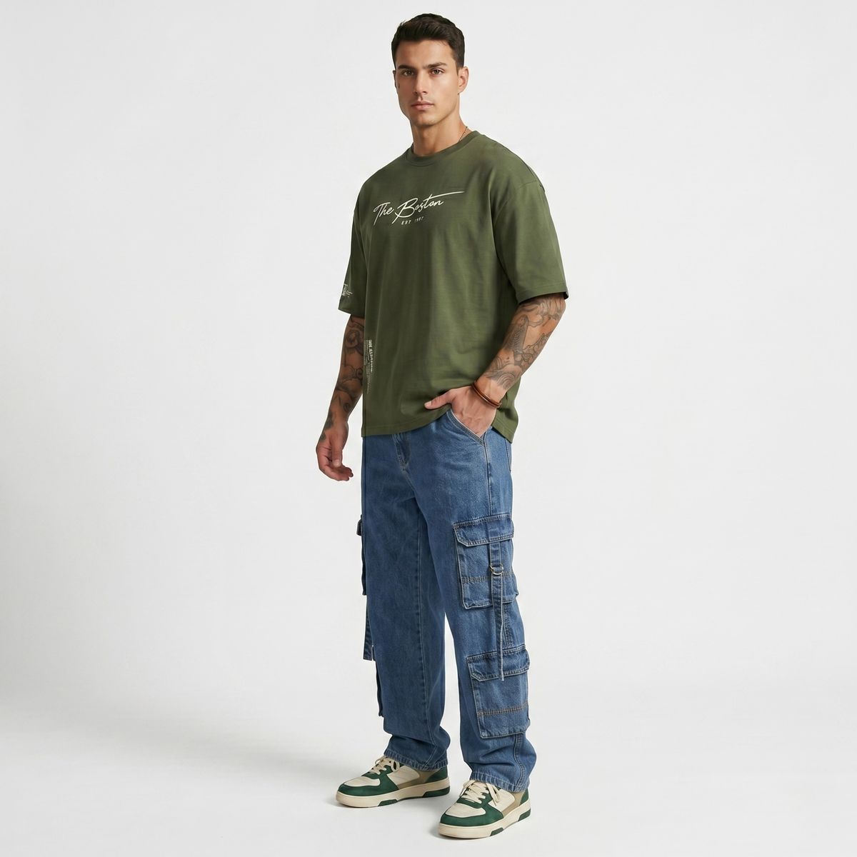 D'JOE - Jeans Pantalón Multicargo Louis