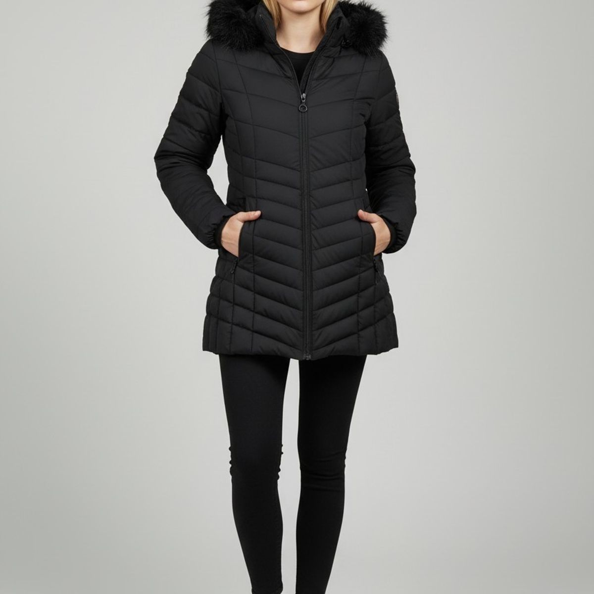 BLUE MOUNTAIN - Parka Mujer Engomada Térmica