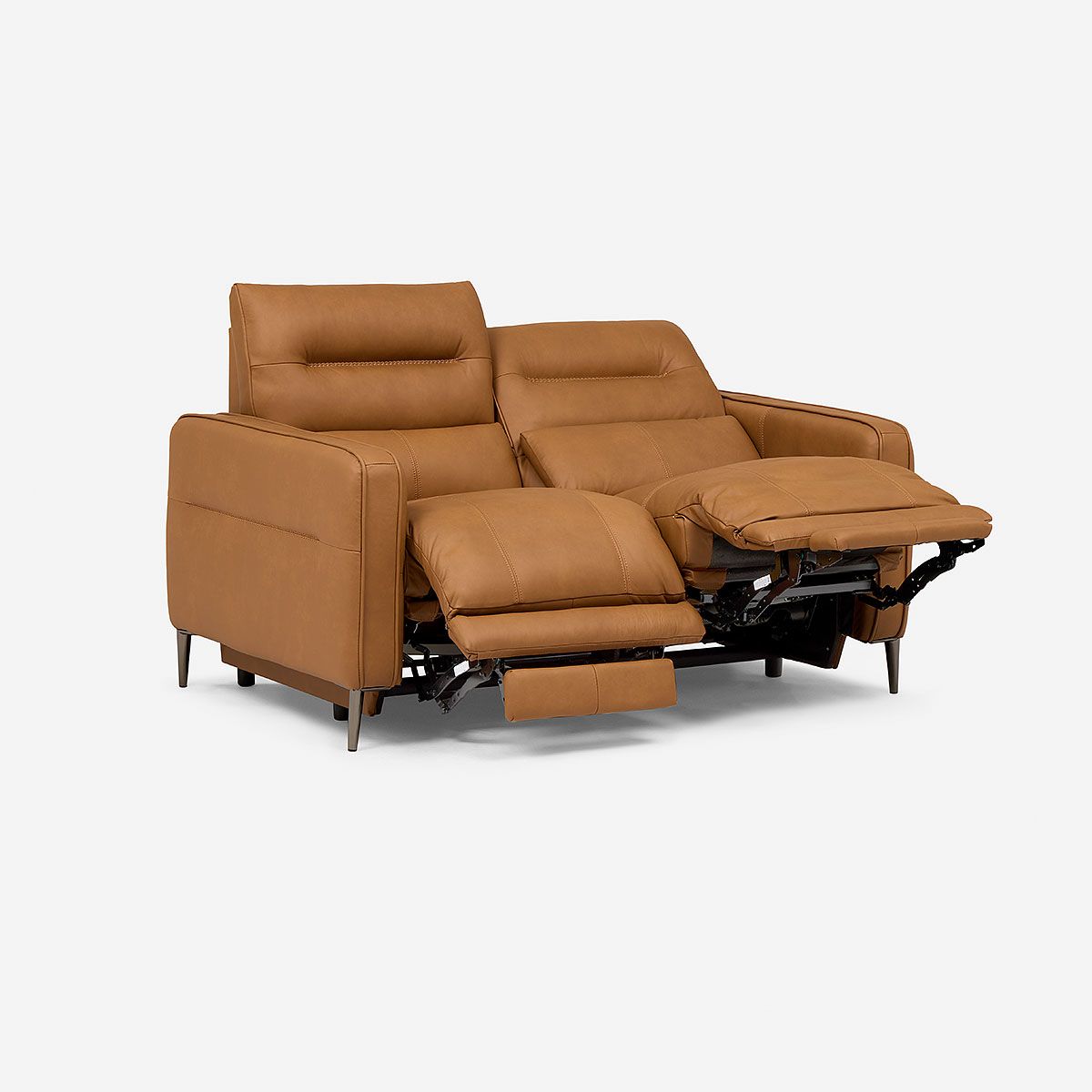 ROSEN - Sofá Reclinable Montalvo 2 Cuerpos Cuero/PVC Eléctrico