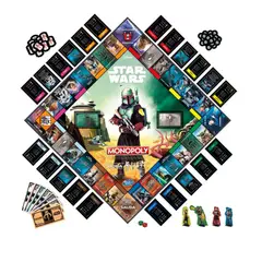 HASBRO - Monopoly Star Wars Boba Fett Español -