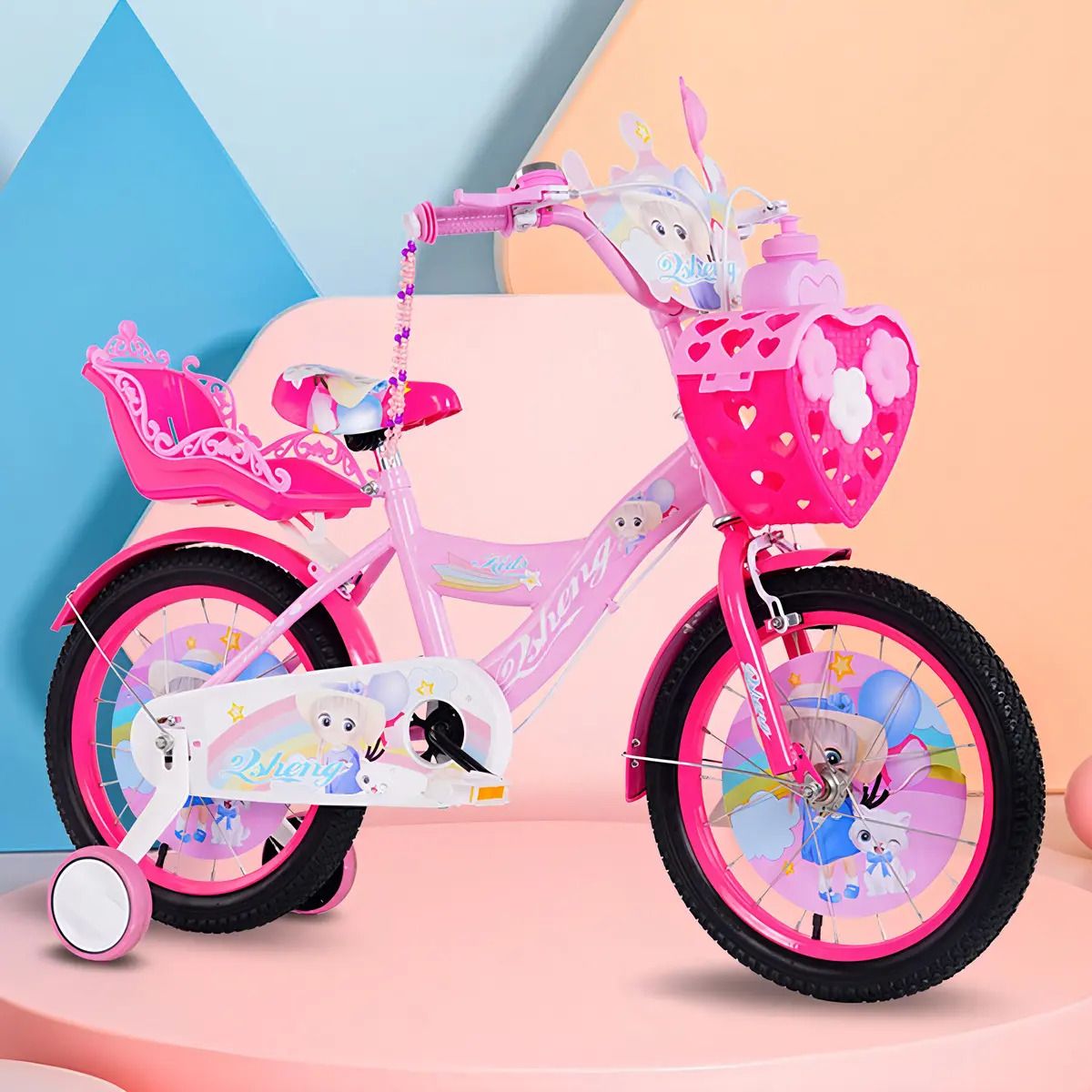 TOYUN TOYUN - Bicicleta Aro 16 Infantil Bike Con Ruedas De Aprendizaje