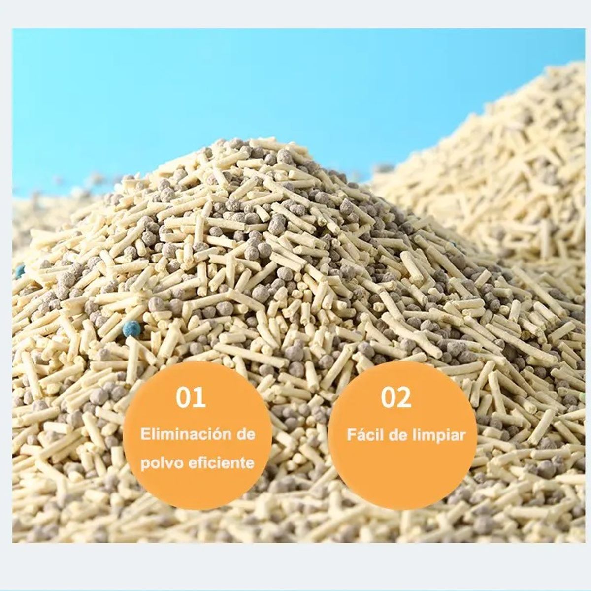 EVERSO - Arena Para Gatos De Tofu Biodegradable 10kg  Pack 5 X 2kg
