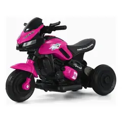 TOYUN TOYUN - Moto Infantil Recargable Bateria Ruedas Musical Niños rosa