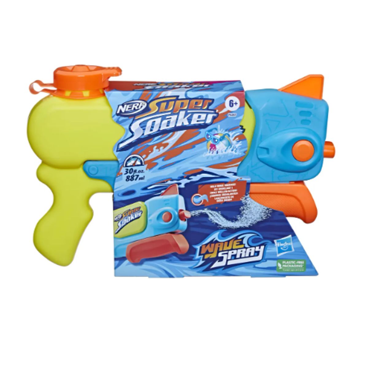 HASBRO - Lanzador De Agua Nerf Supersoaker Wave Spray
