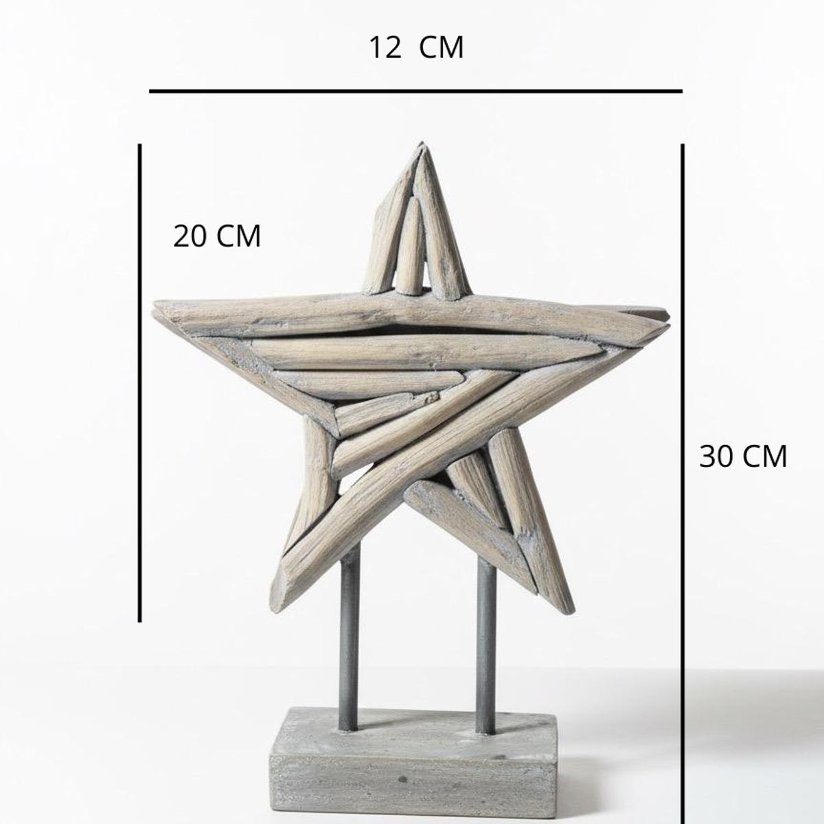 DISEÑO 3 - ESTRELLA RUSTICA M