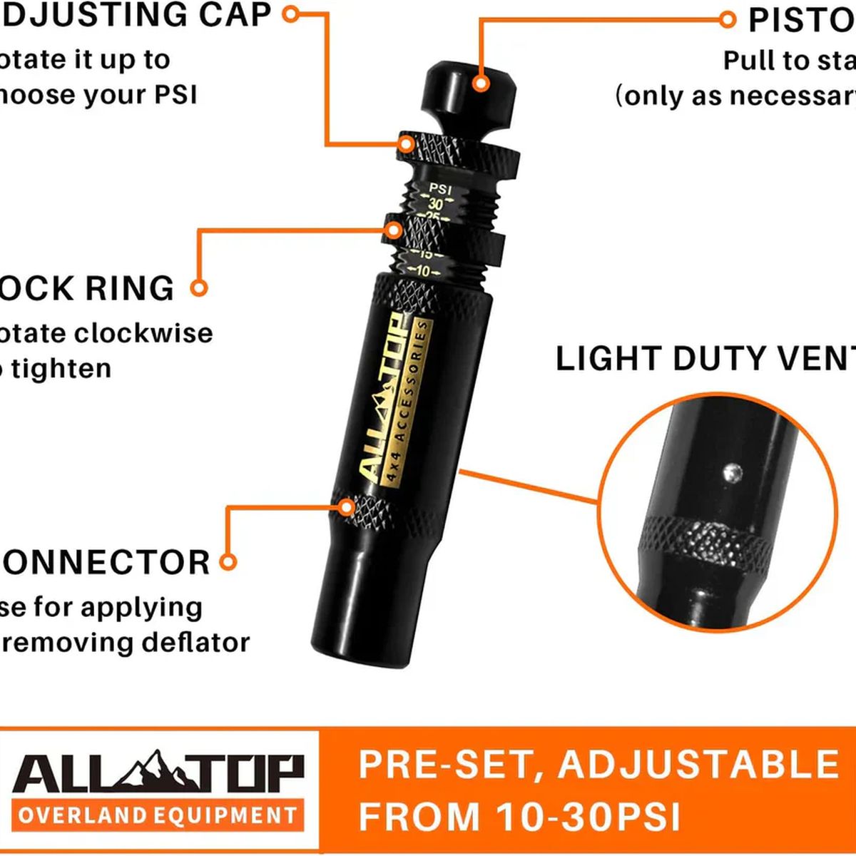 GENERAC - Kit de Desinflado Automático de Neumáticos Alltop USA