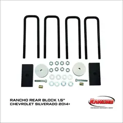 GENERAC - REAR BLOCK KIT 1.5" TRASERO CHEVROLET SILVERADO 2014+