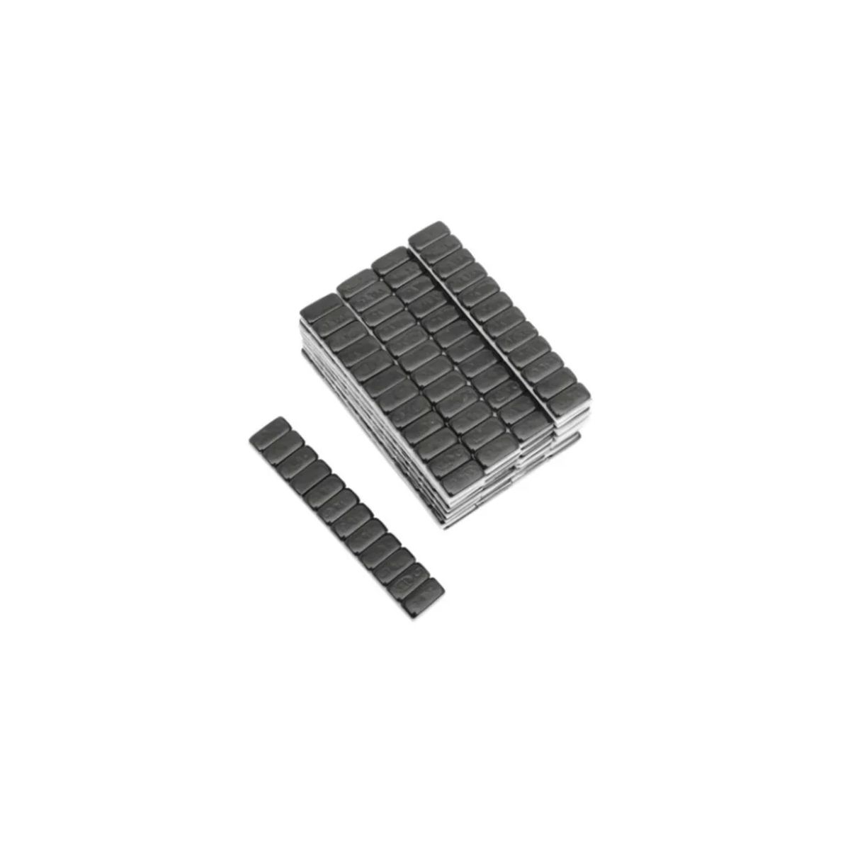 GENERAC - Plomos adhesivos 5gr x 12 caja de 100 unidades color negro