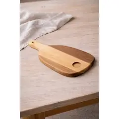 DISEÑO 3 - Tabla aperitivo madera Ovalada