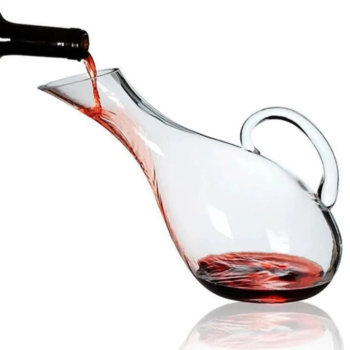GENERICO - Descantador De Vino Inclinada Con Asa 1L