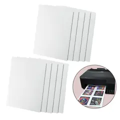 GENERICO - Pack 10 Vinilos Textiles Imprimibles A4 Para Transferencia