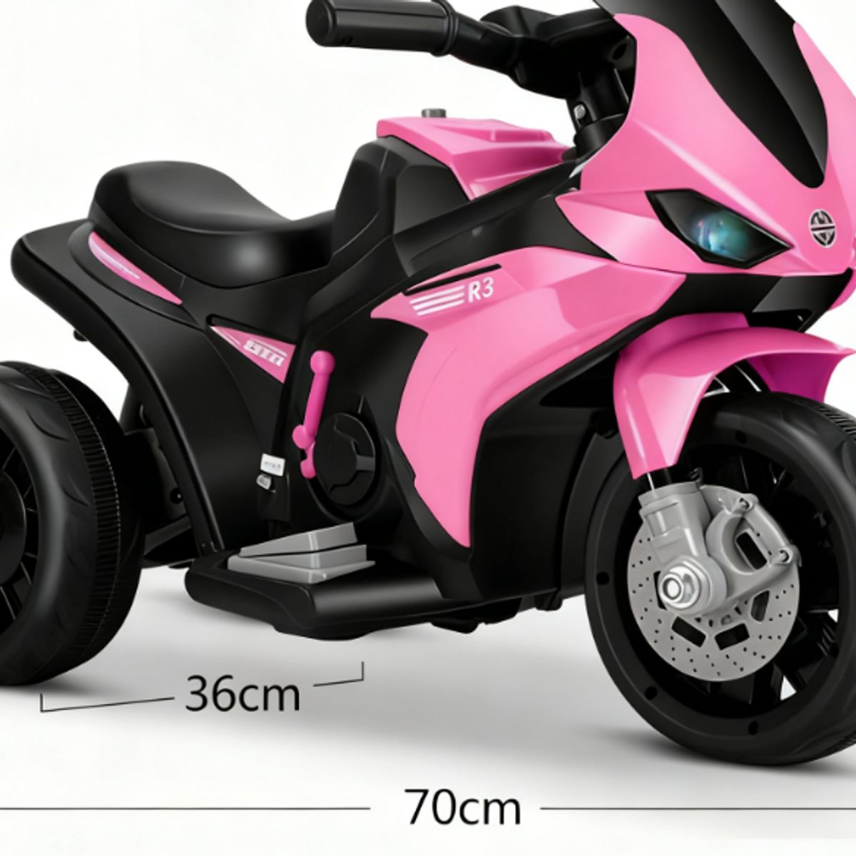 TOYUN TOYUN - Moto Electrica Recargable Niños Niñas 6v Rosa