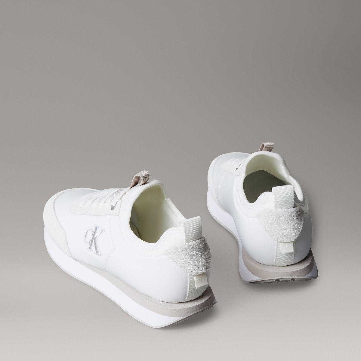 CALVIN KLEIN - Zapatillas Retro Mujer Calvin Klein Blanco