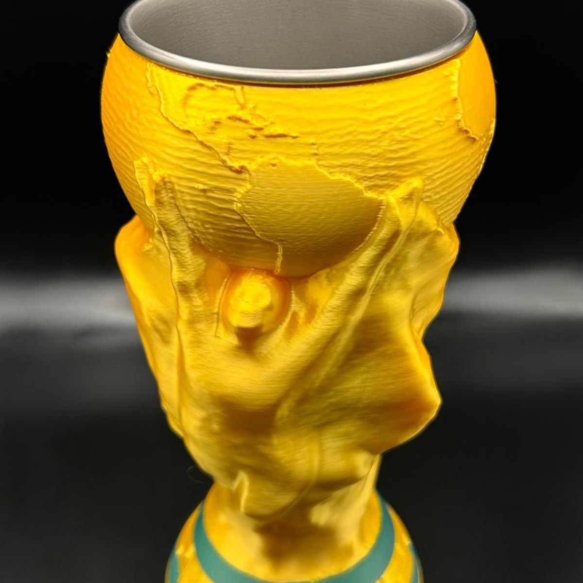 GENERICO - Vaso Copa Del Mundo 500 Ml Interior Metálico Coleccionable Mundial 2026